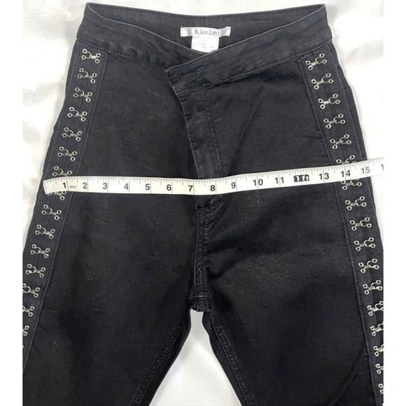 K Jordan Jeans Size 8 Embellished Sides - Picture 4 of 8